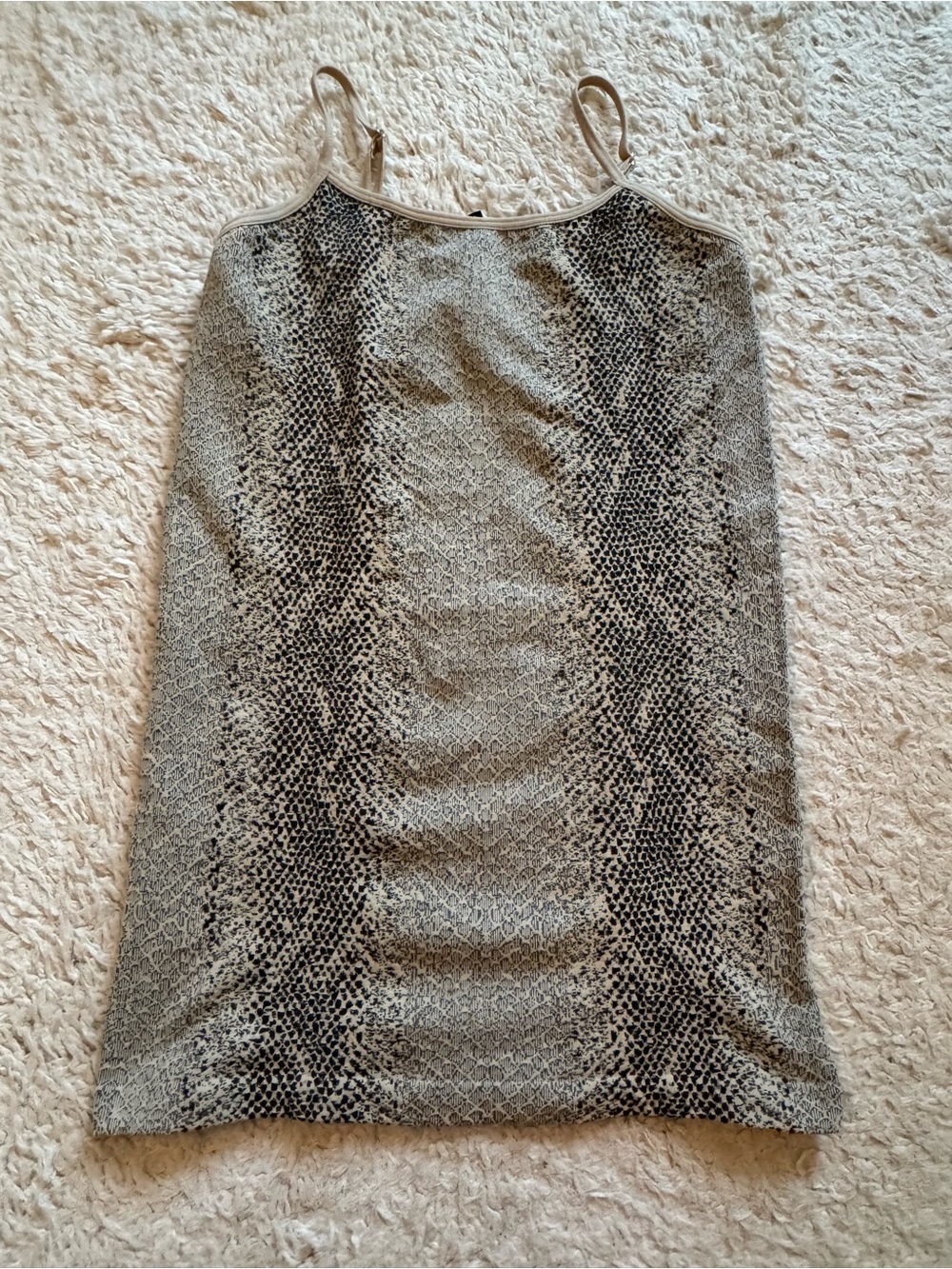Snake print cami